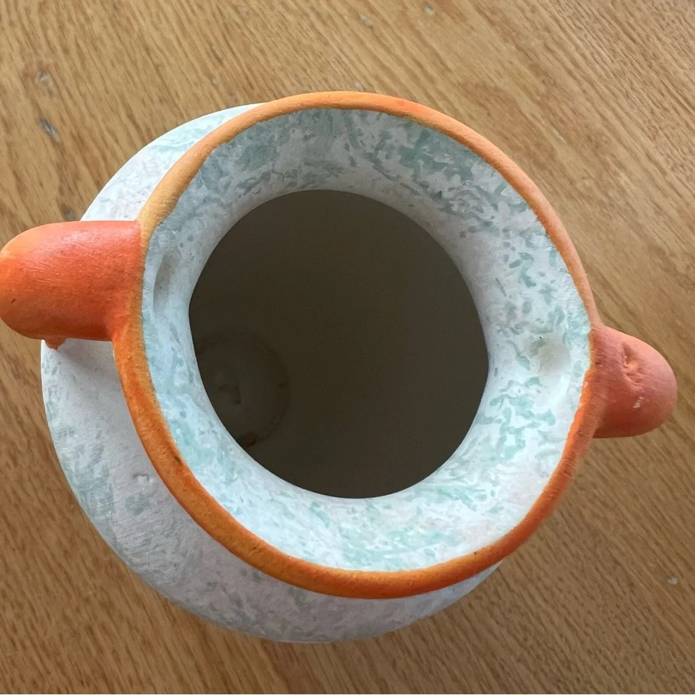Italian orange tree vase